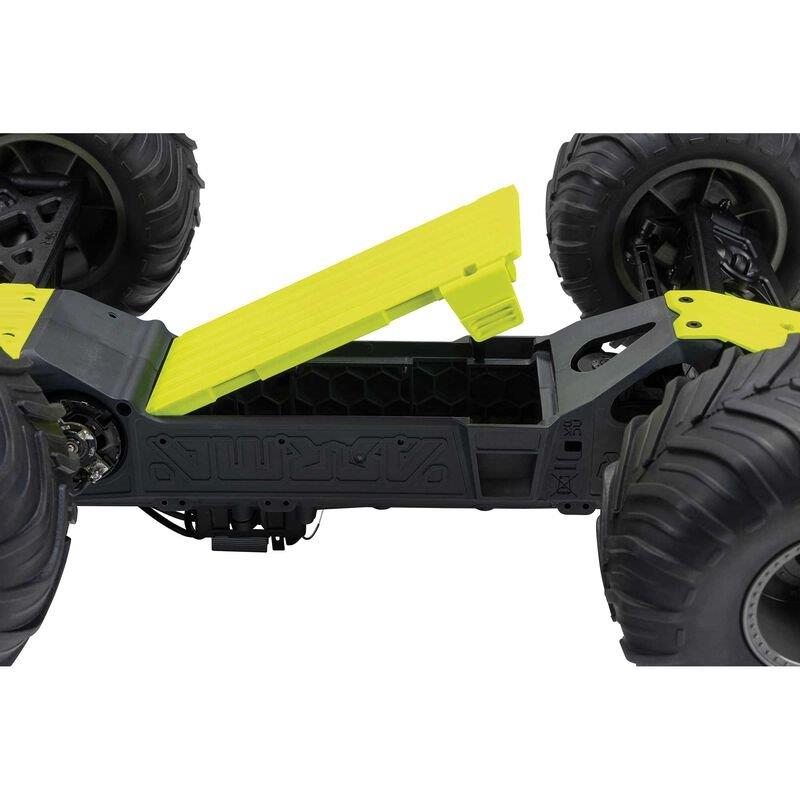 ARRMA 1/10 GORGON 4X2 MEGA 550 Brushed MT RTR with Battery & Charger, Yellow - 20
