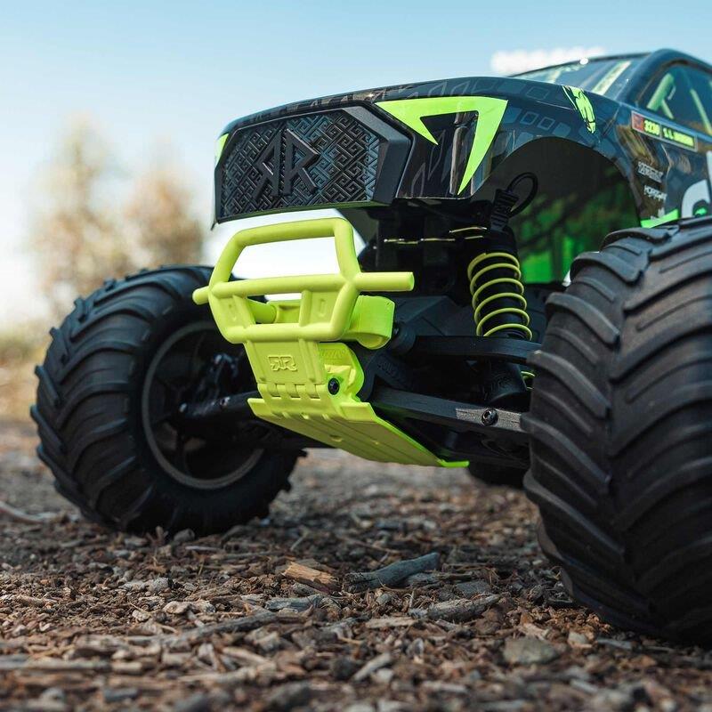 ARRMA 1/10 GORGON 4X2 MEGA 550 Brushed MT RTR with Battery & Charger, Yellow - 19