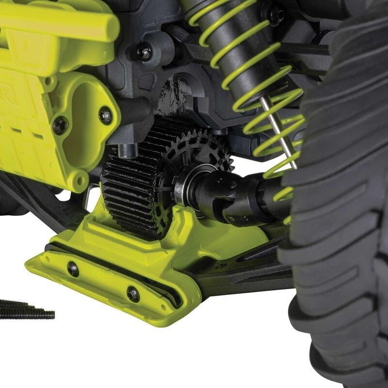 ARRMA 1/10 GORGON 4X2 MEGA 550 Brushed MT RTR with Battery & Charger, Yellow - 21