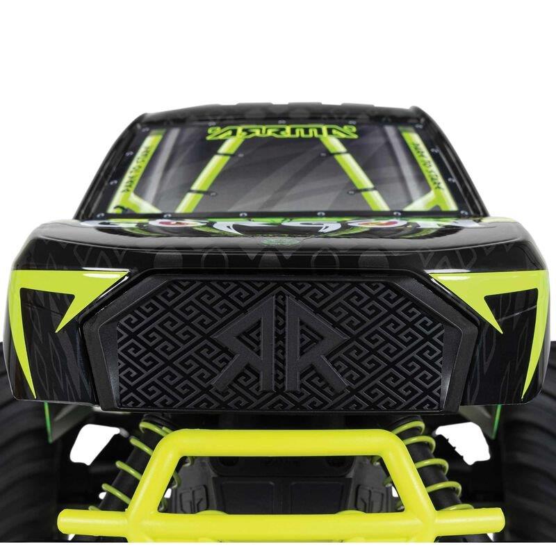 ARRMA 1/10 GORGON 4X2 MEGA 550 Brushed MT RTR with Battery & Charger, Yellow - 12