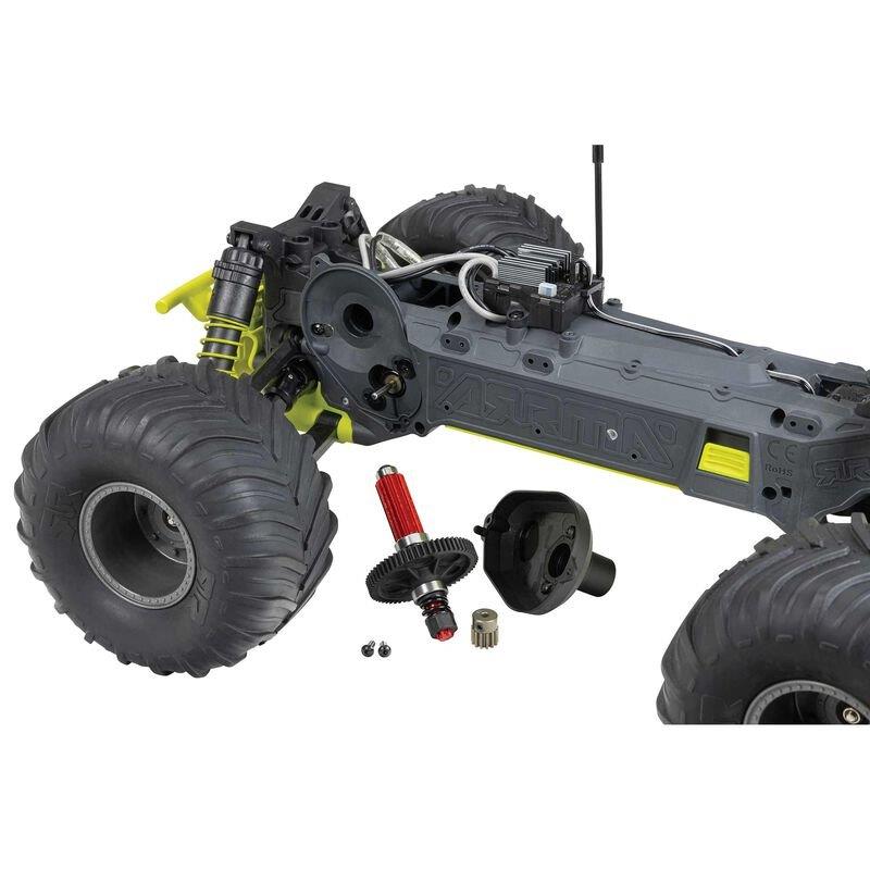 ARRMA 1/10 GORGON 4X2 MEGA 550 Brushed MT RTR with Battery & Charger, Yellow - 22