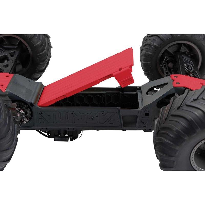 ARRMA 1/10 GORGON 4X2 MEGA 550 Brushed MT RTR with Battery & Charger, Red - 20
