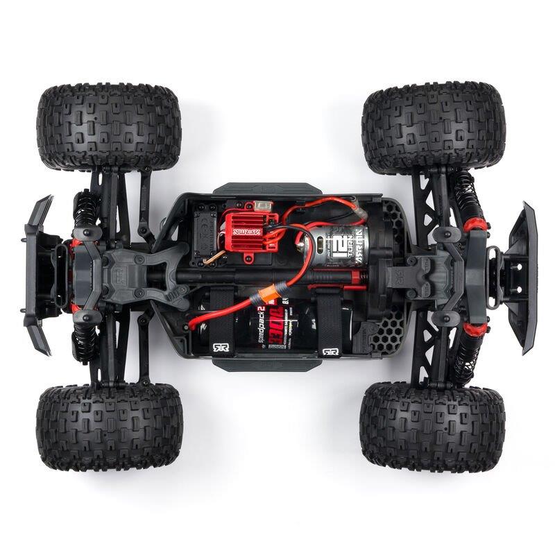 ARRMA 1/10 GRANITE 4WD MEGA Brushed Monster Truck RTR, Blue (International) - 9