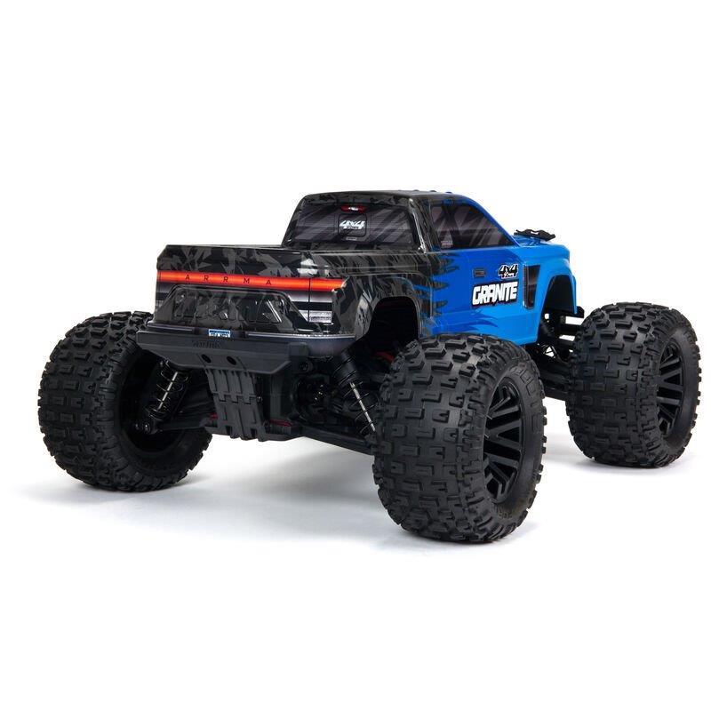 ARRMA 1/10 GRANITE 4WD MEGA Brushed Monster Truck RTR, Blue (International) - 7