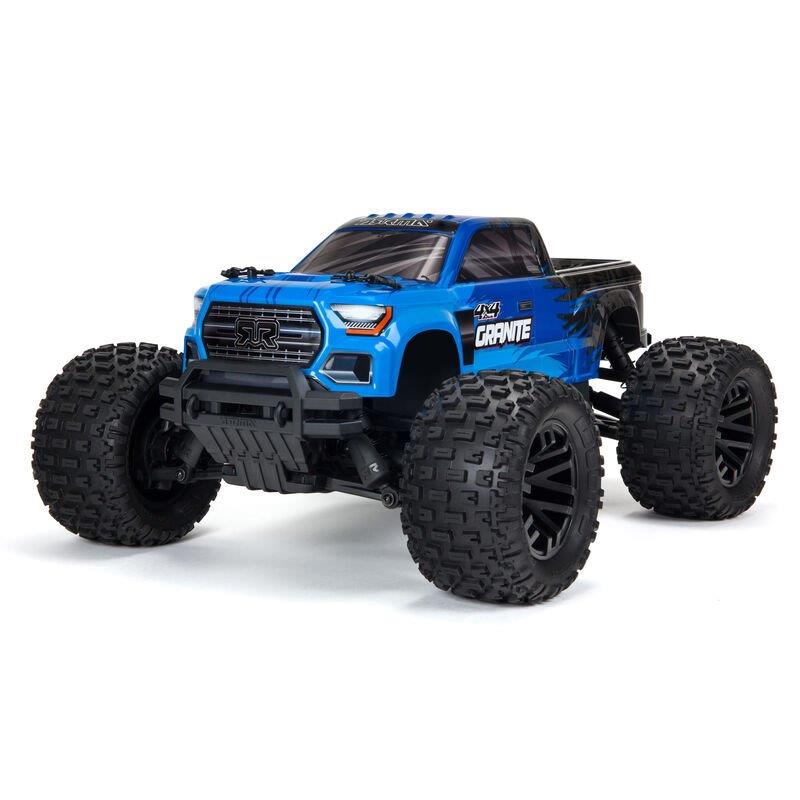 ARRMA 1/10 GRANITE 4WD MEGA Brushed Monster Truck RTR, Blue (International)