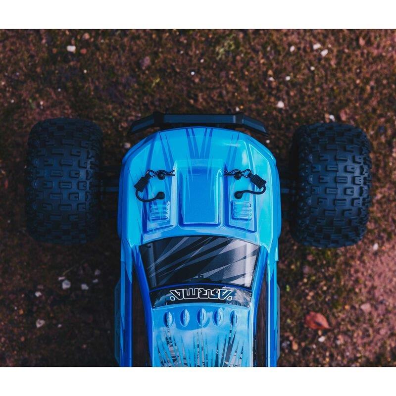 ARRMA 1/10 GRANITE 4WD MEGA Brushed Monster Truck RTR, Blue (International) - 6