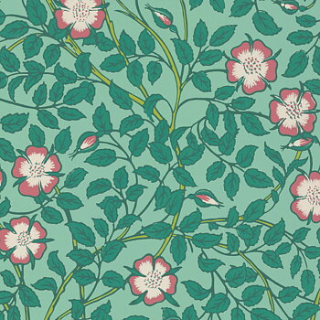 TAPET BRIAR & ROSE, Verditer