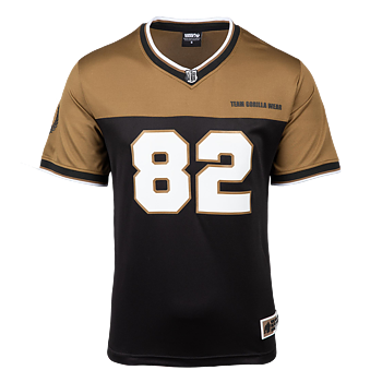 Trenton Football Jersey, black/gold
