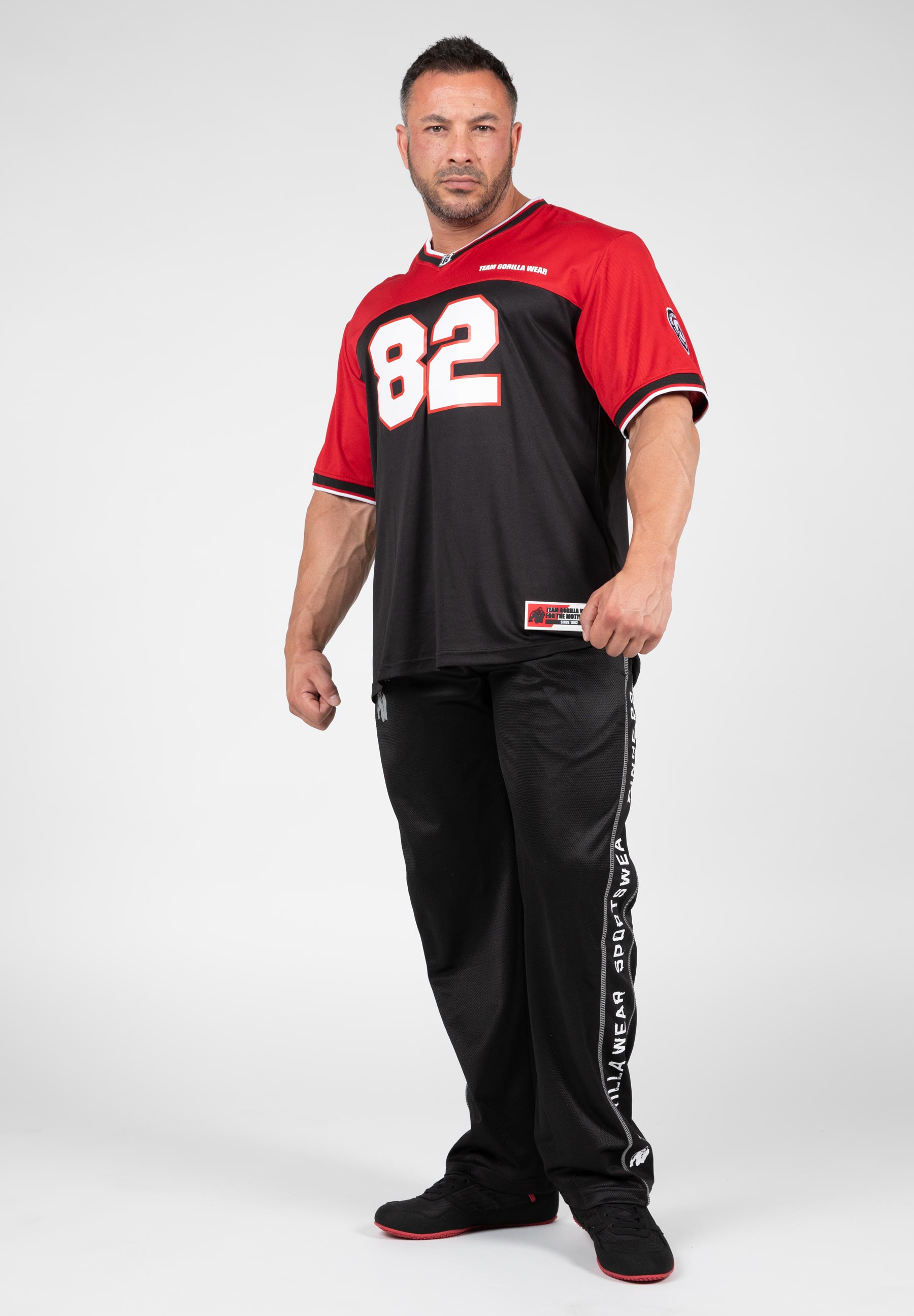Trenton Football Jersey, black/red - 8