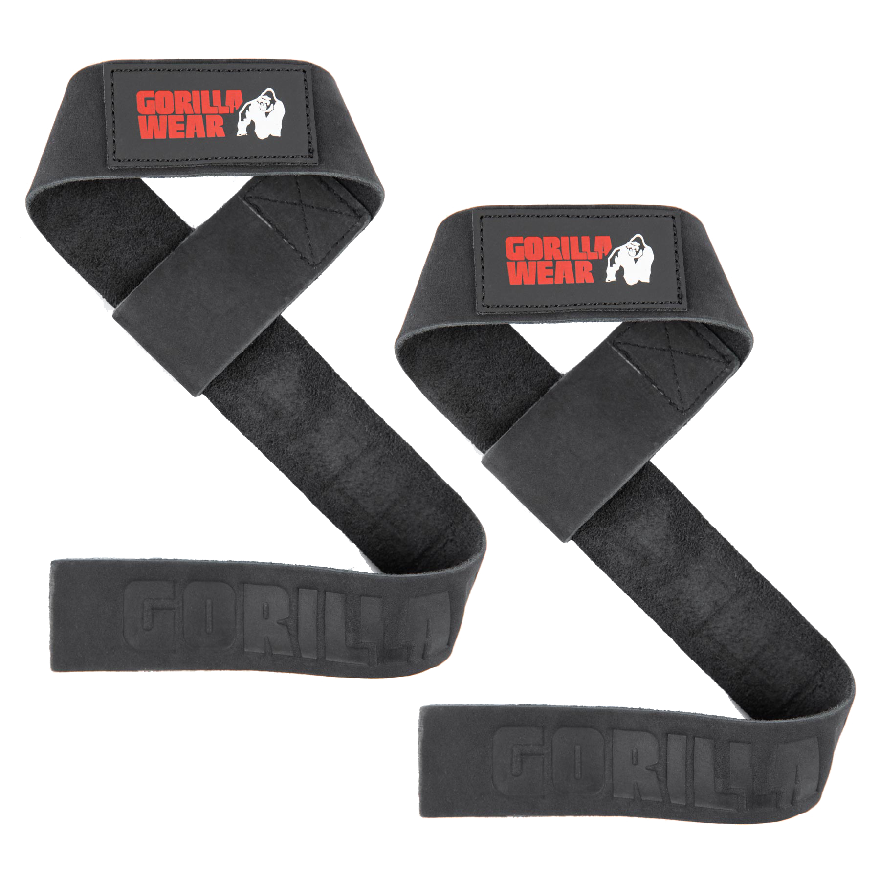 Leather Lifting Straps, black - 2