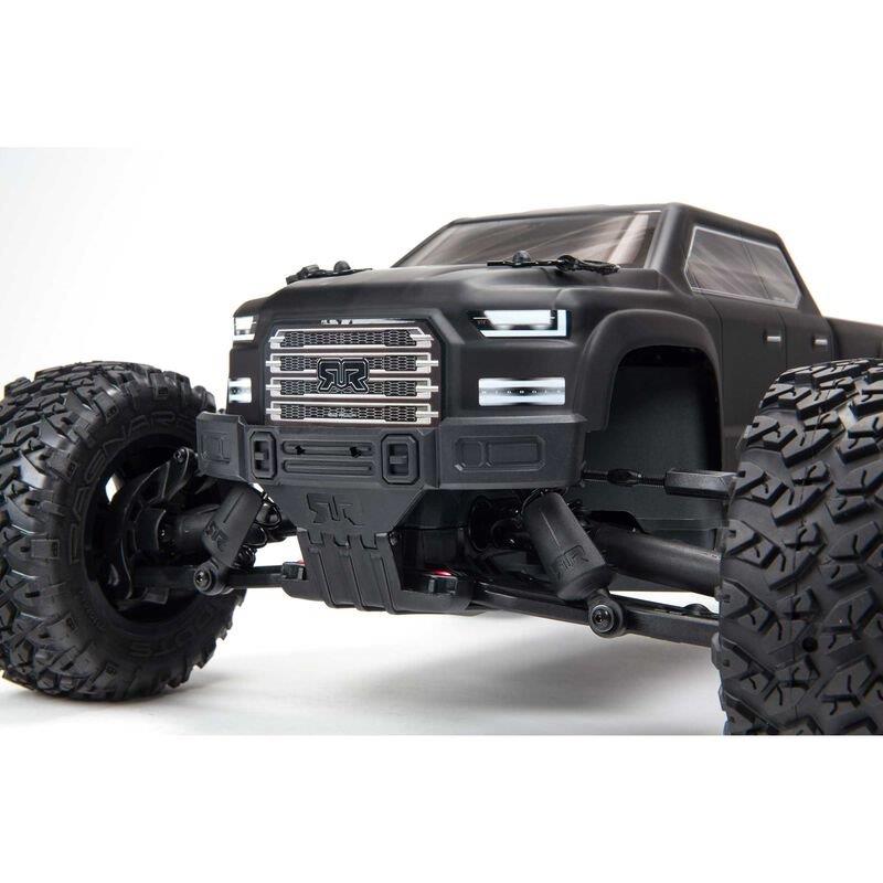 ARRMA 1/10 BIG ROCK 4X4 3S BLX Brushless Monster Truck RTR, Black - 11