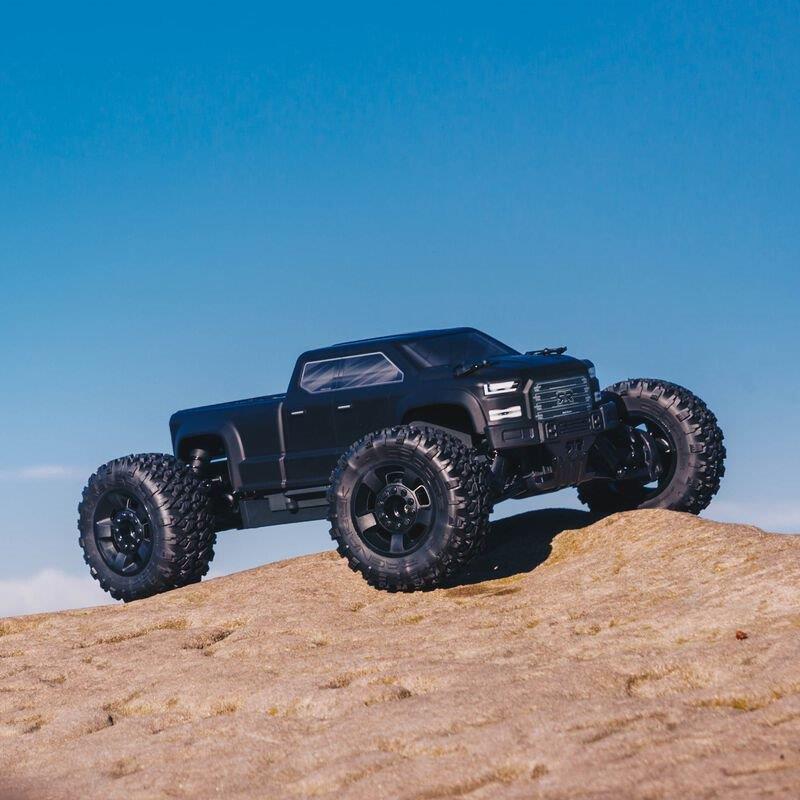 ARRMA 1/10 BIG ROCK 4X4 3S BLX Brushless Monster Truck RTR, Black - 18