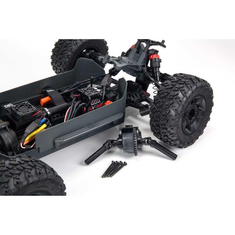 ARRMA 1/10 BIG ROCK 4X4 3S BLX Brushless Monster Truck RTR, Black - 5