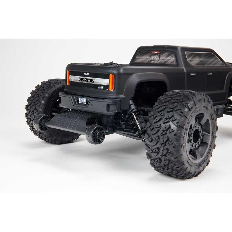 ARRMA 1/10 BIG ROCK 4X4 3S BLX Brushless Monster Truck RTR, Black - 10