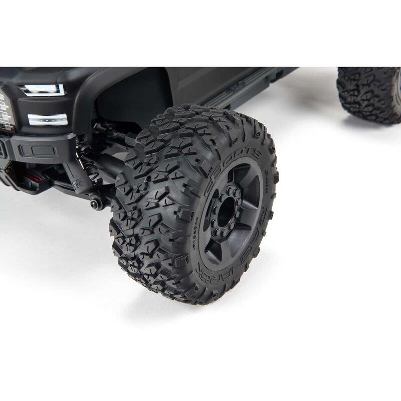 ARRMA 1/10 BIG ROCK 4X4 3S BLX Brushless Monster Truck RTR, Black - 8