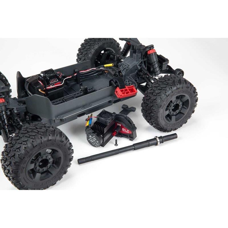 ARRMA 1/10 BIG ROCK 4X4 3S BLX Brushless Monster Truck RTR, Black - 16