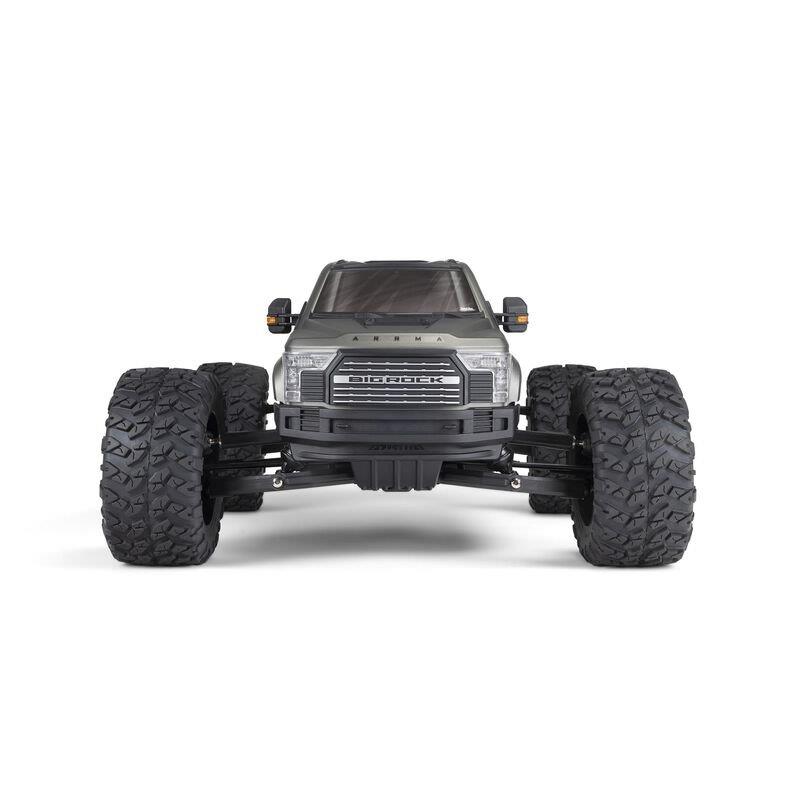 ARRMA 1/7 BIG ROCK 6S 4X4 BLX Monster Truck RTR, Gunmetal - 9