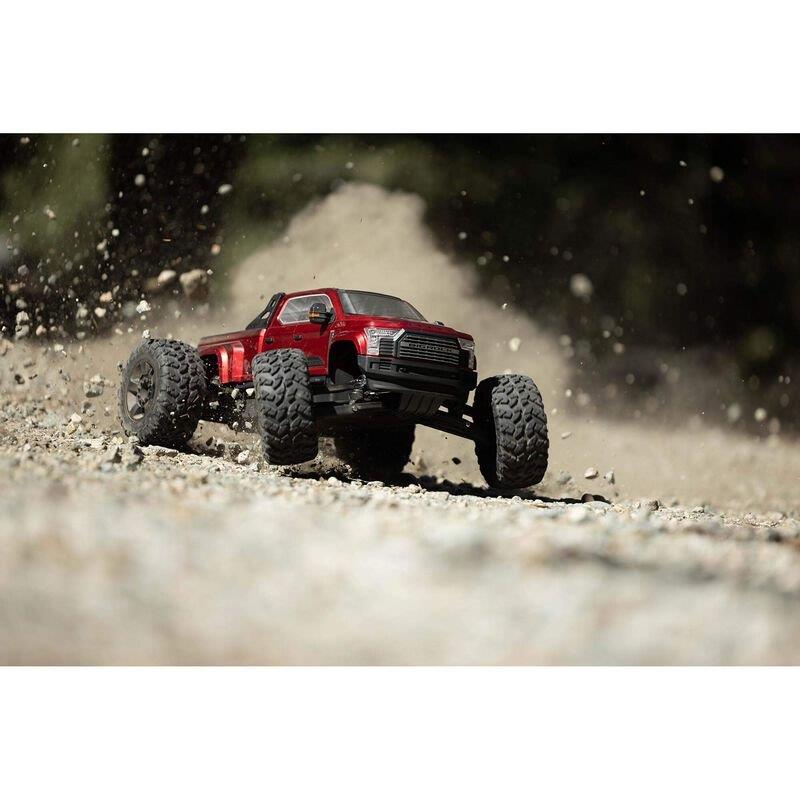 ARRMA 1/7 BIG ROCK 6S 4X4 BLX Monster Truck RTR, Red - 5