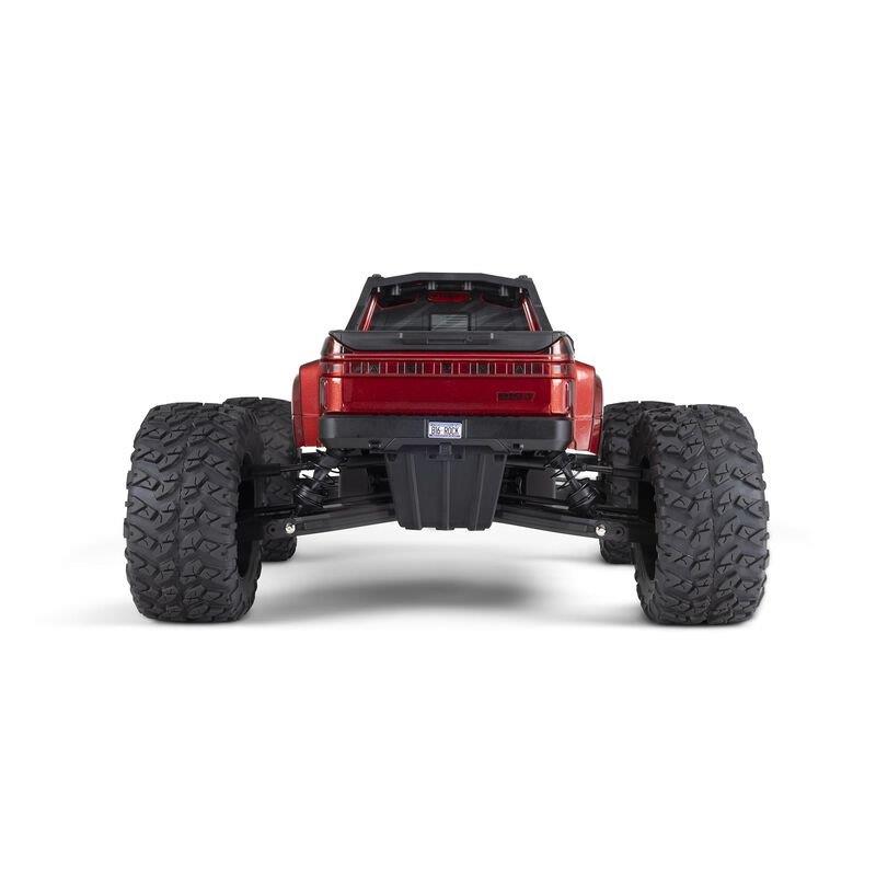 ARRMA 1/7 BIG ROCK 6S 4X4 BLX Monster Truck RTR, Red - 13