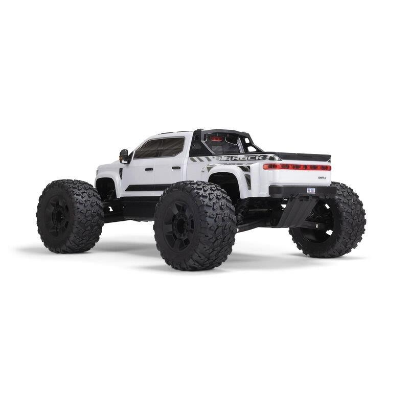ARRMA 1/7 BIG ROCK 6S 4X4 BLX Monster Truck RTR, White - 14