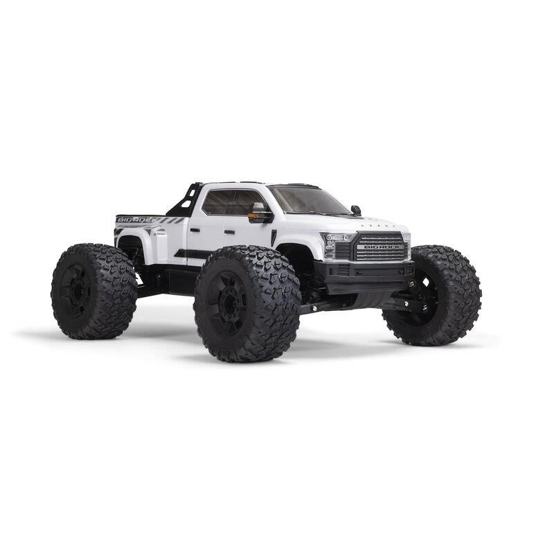 ARRMA 1/7 BIG ROCK 6S 4X4 BLX Monster Truck RTR, White - 10