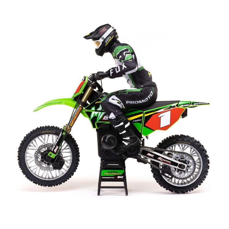 LOSI 1/4 Promoto-MX Motorcycle RTR with Battery and Charger, Pro Circuit - 13