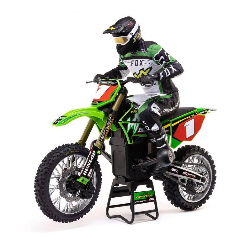 LOSI 1/4 Promoto-MX Motorcycle RTR with Battery and Charger, Pro Circuit