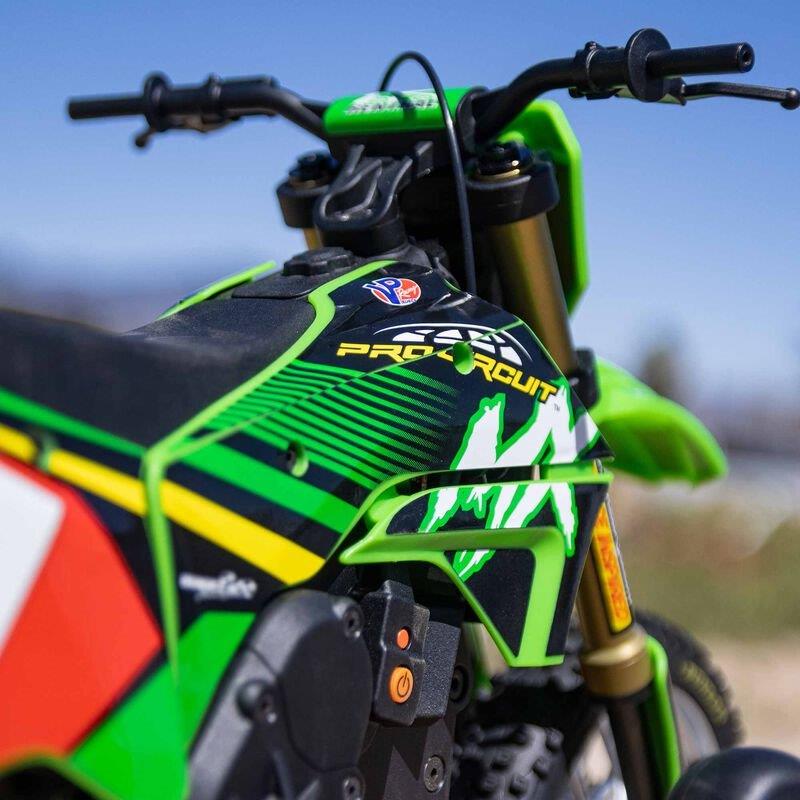LOSI 1/4 Promoto-MX Motorcycle RTR with Battery and Charger, Pro Circuit - 10