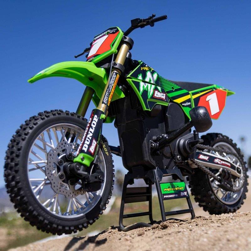 LOSI 1/4 Promoto-MX Motorcycle RTR with Battery and Charger, Pro Circuit - 7