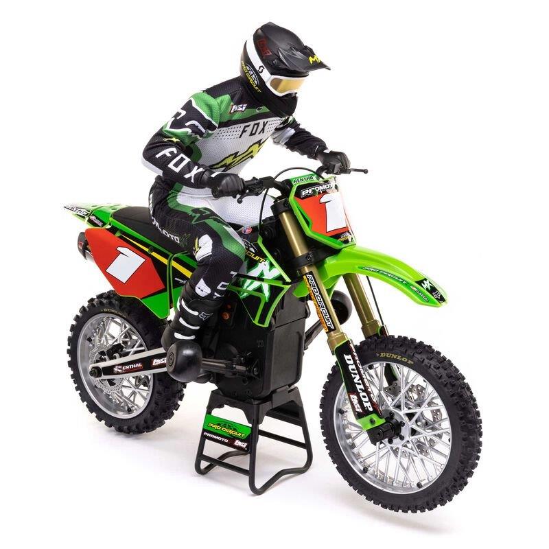 LOSI 1/4 Promoto-MX Motorcycle RTR with Battery and Charger, Pro Circuit - 11