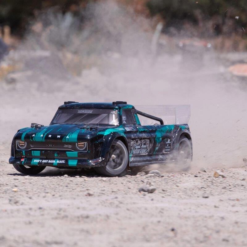 ARRMA 1/8 INFRACTION 4X4 3S BLX 4WD All-Road Street Bash Resto-Mod Truck RTR Tl - 3