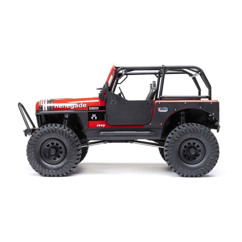 AXIAL 1/10 SCX10 III Jeep CJ-7 4WD Brushed RTR, Red - 7