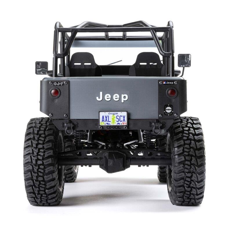 AXIAL 1/10 SCX10 III Jeep CJ-7 4WD Brushed RTR, Grey - 9