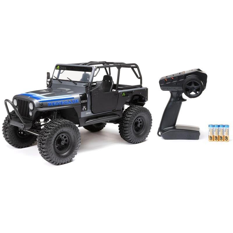 AXIAL 1/10 SCX10 III Jeep CJ-7 4WD Brushed RTR, Grey - 14