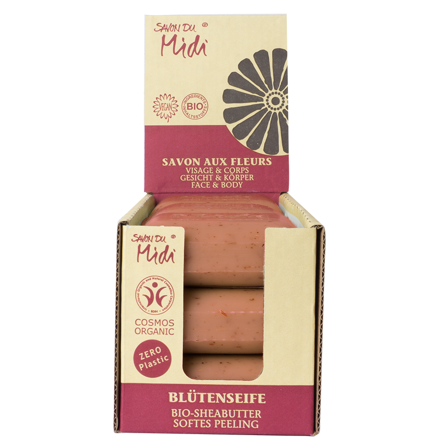 Blossom soap Pivoine (pion) 100g x9, EKO - 2