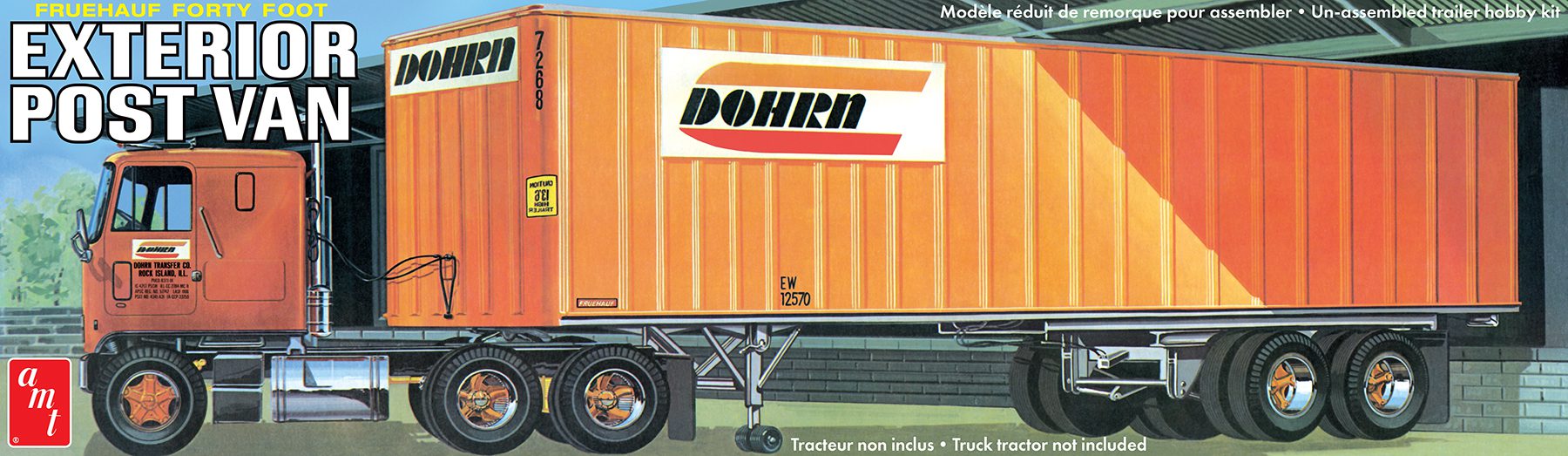 1/25 40′ FRUEHAUF EXTERIOR POST TRAILER DOHRN