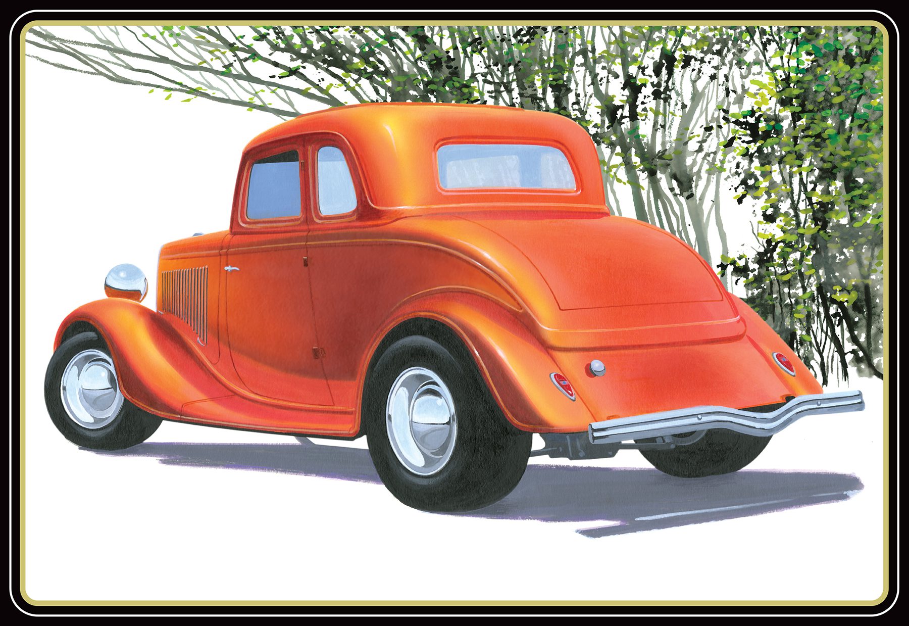 1/25 1934 FORD 5-WINDOW COUPE STREET ROD