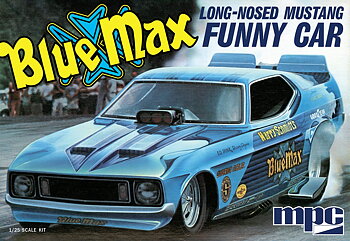 1/25 BLUE MAX LONG NOSE MUSTANG FUNNY CAR