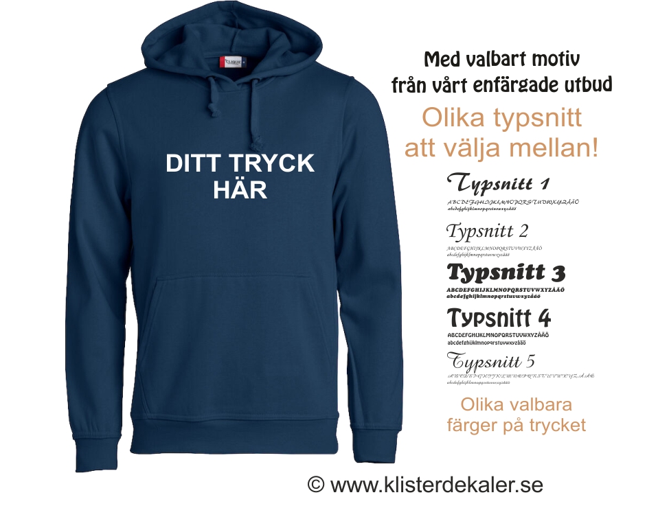 Hoody Marin with own print