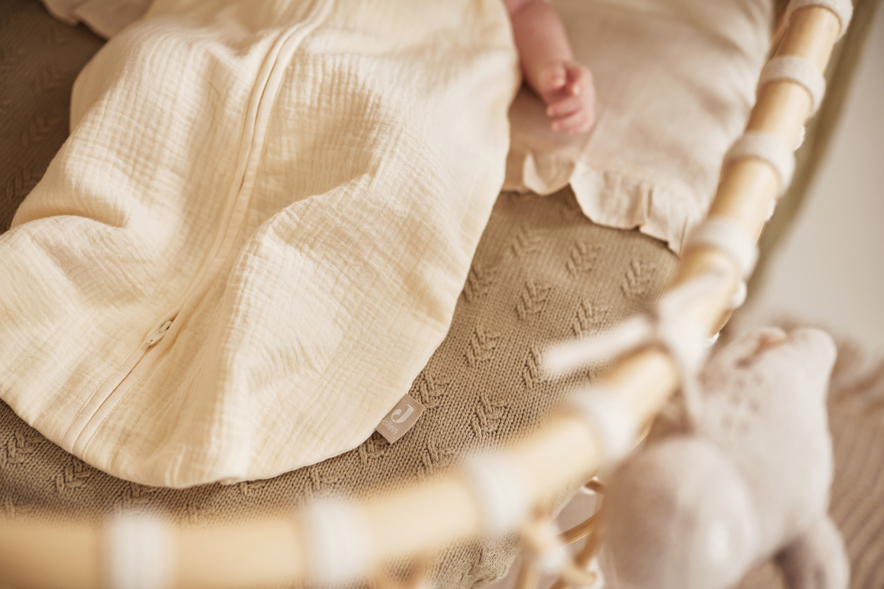 Jollein Sovpåse Muslin 70cm Oatmeal - 5