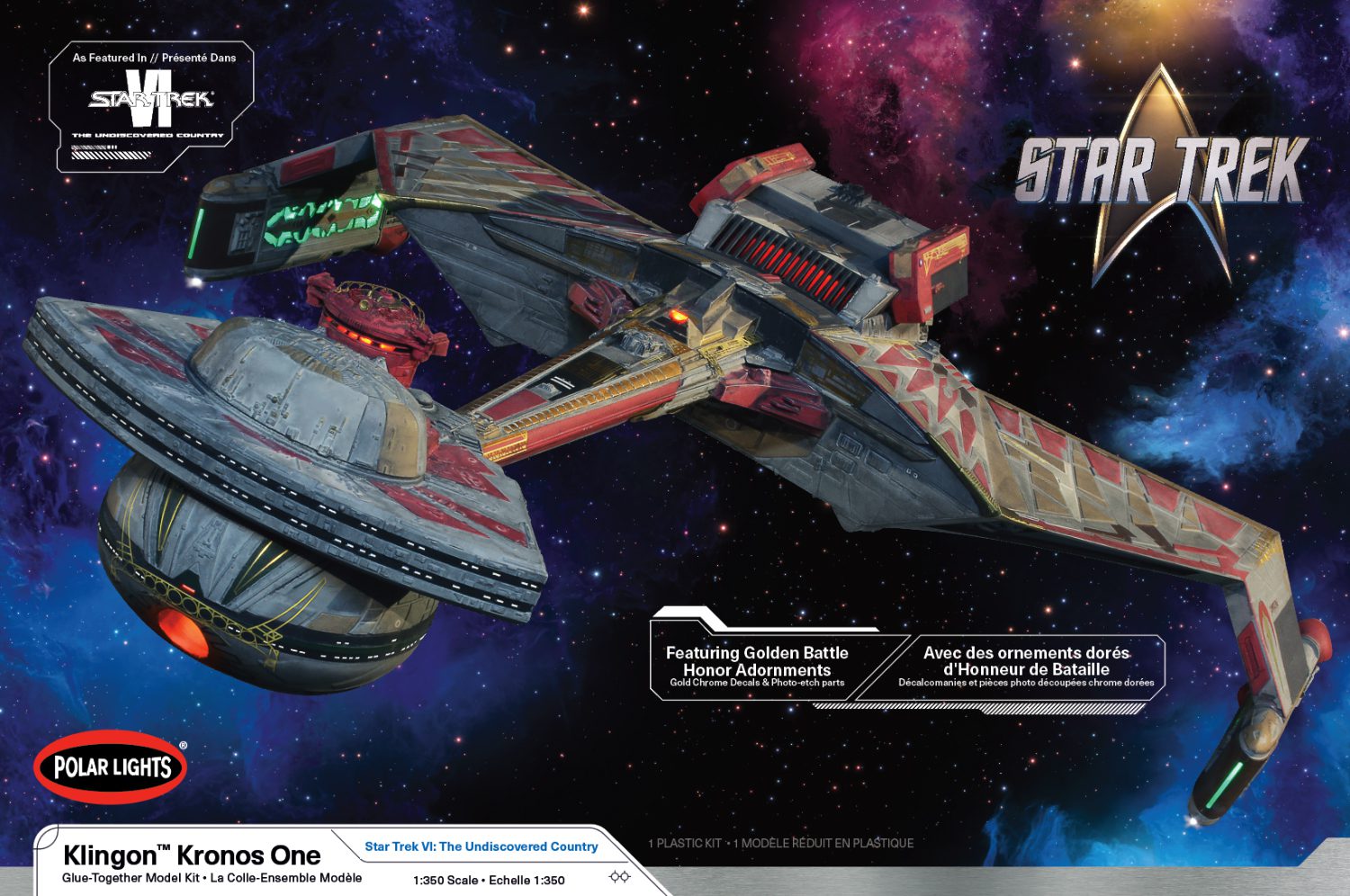 1/350 THE UNDISCOVERED COUNTRY KLINGON KRONOS 1