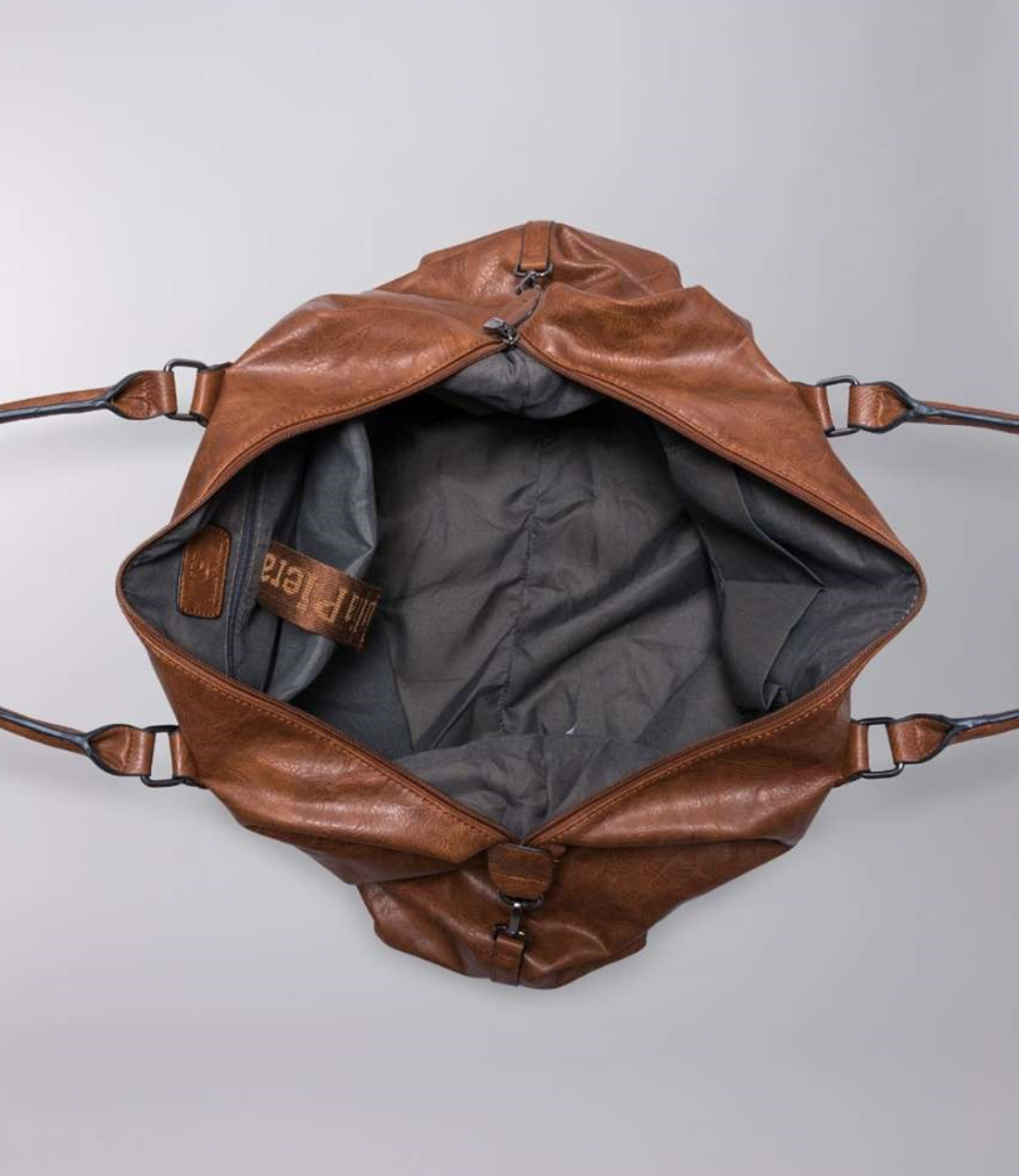 Giulia Pieralli Classic Weekendbag Cognac - 6
