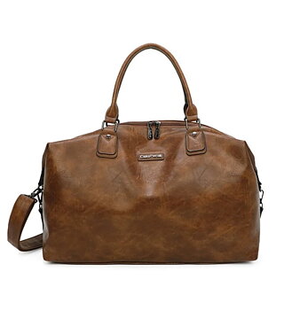 Giulia Pieralli Classic Weekendbag Cognac