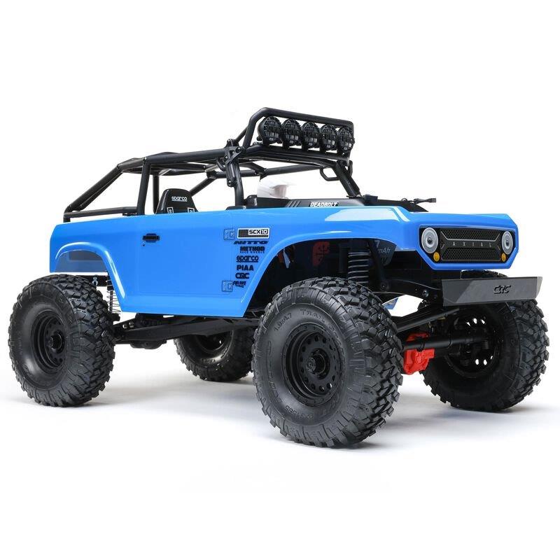 AXIAL 1/10 SCX10 II Deadbolt 4X4 Brushed RTR, Blue - 8