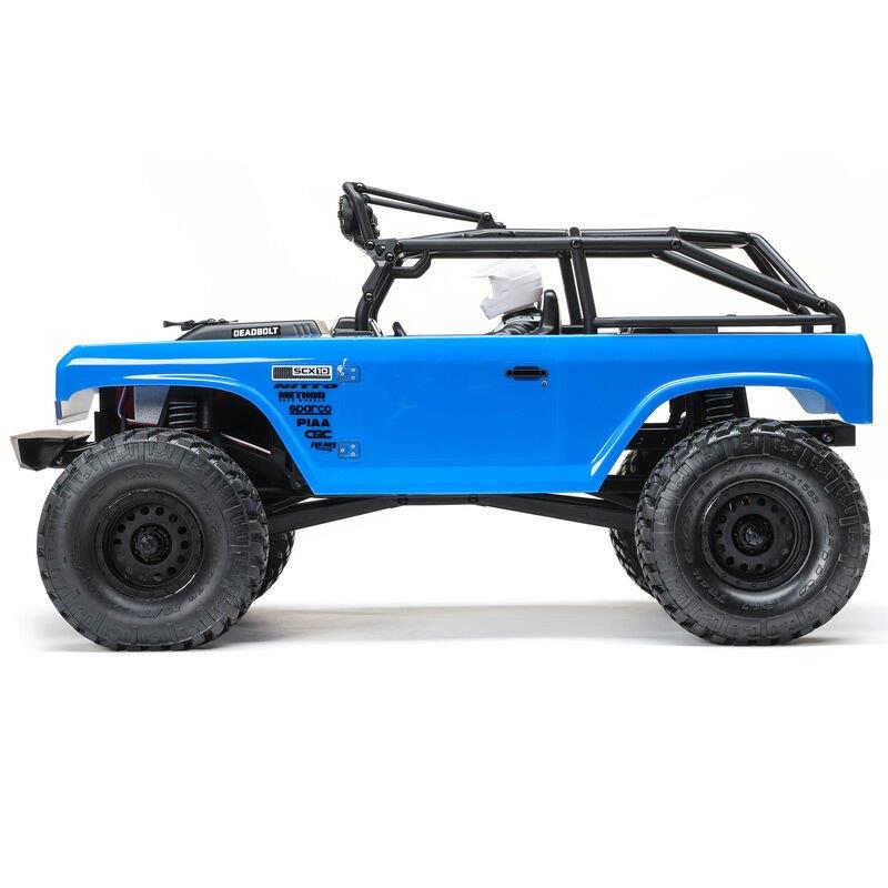 AXIAL 1/10 SCX10 II Deadbolt 4X4 Brushed RTR, Blue - 10