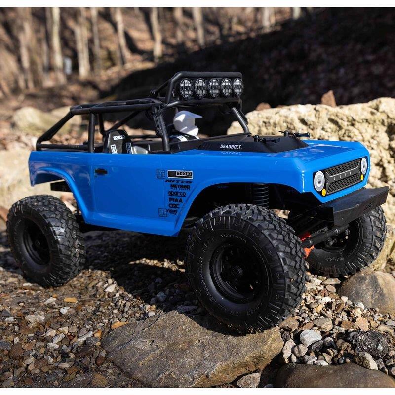 AXIAL 1/10 SCX10 II Deadbolt 4X4 Brushed RTR, Blue - 3