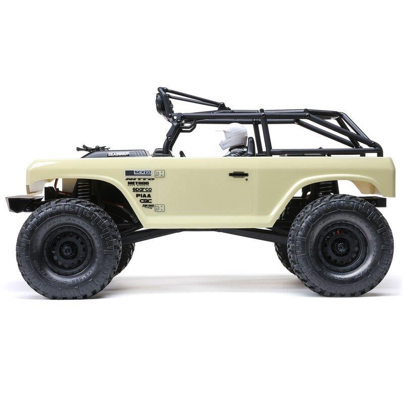 AXIAL 1/10 SCX10 II Deadbolt 4X4 Brushed RTR, Tan - 10