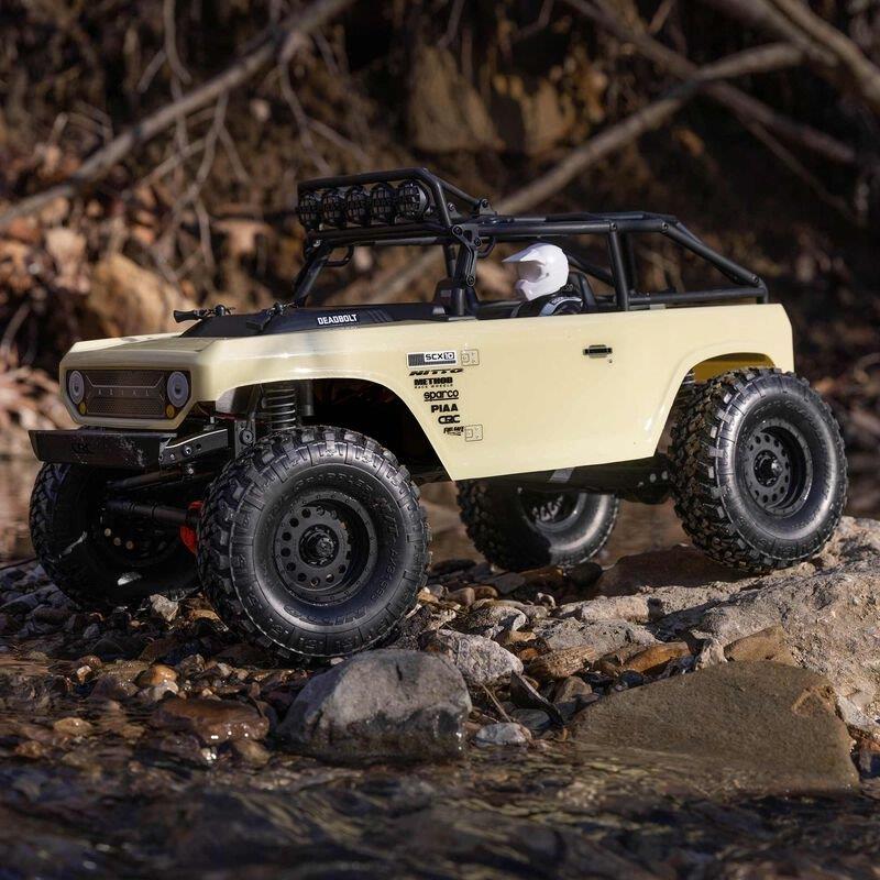 AXIAL 1/10 SCX10 II Deadbolt 4X4 Brushed RTR, Tan - 5