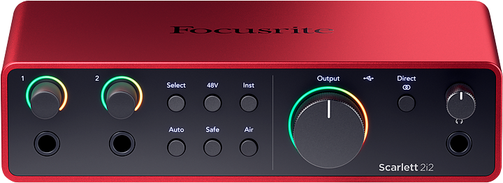 Focusrite Scarlett 2i2 4th Gen
