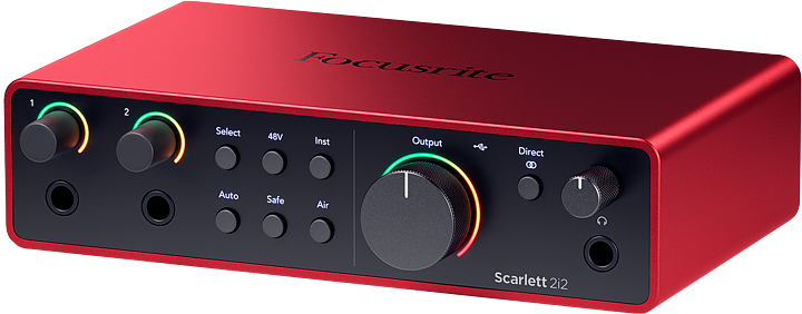 Focusrite Scarlett 2i2 4th Gen